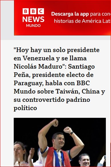 <a href="/SantiPenap/">Santiago Peña</a> La BBC miente, verdad?