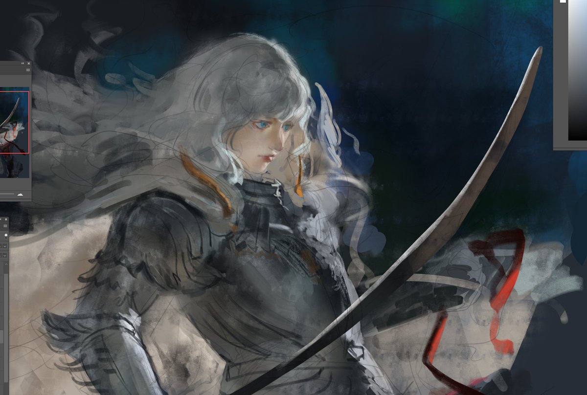evilett's tweet image. #Berserk 
wip