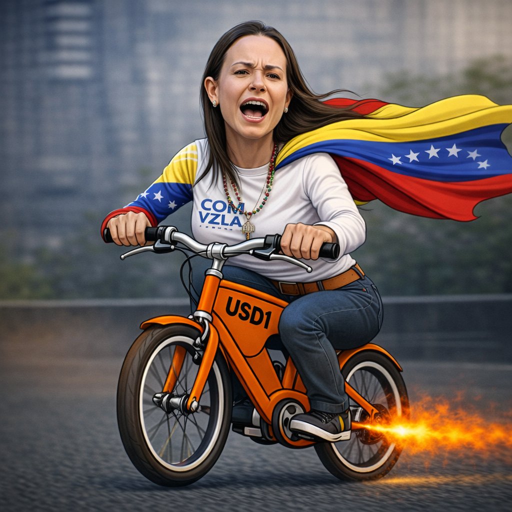 Wait, does she actually get the honor of riding that supercycle?