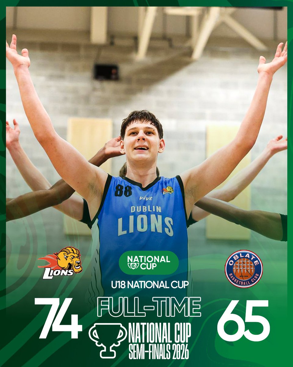 BballIrl's tweet photo. Dublin Lions continue the hunt for the U18 National Cup 😤

#BINationalCup | #IrishBasketball https://t.co/FqpKuEZfjt