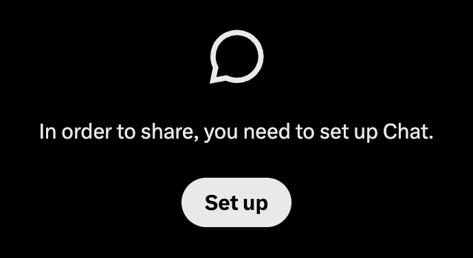 nope.

time to make your shares invisible to the platform: capture screen and send elsewhere.