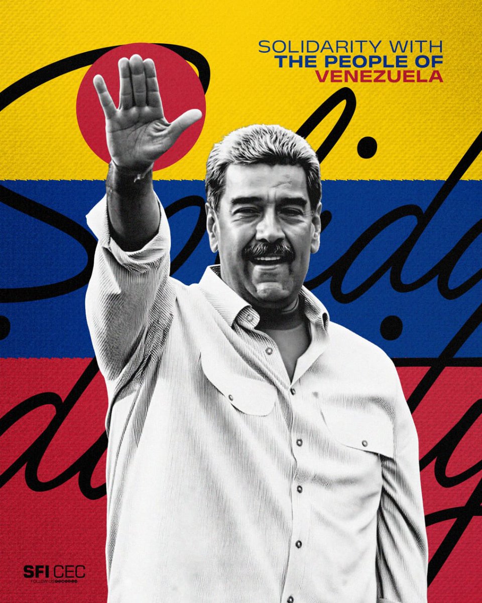 Free Free  Maduro
Free Free Venezuela

Solidarity with the people of Venezuela.
Down bloody Imperialism!
