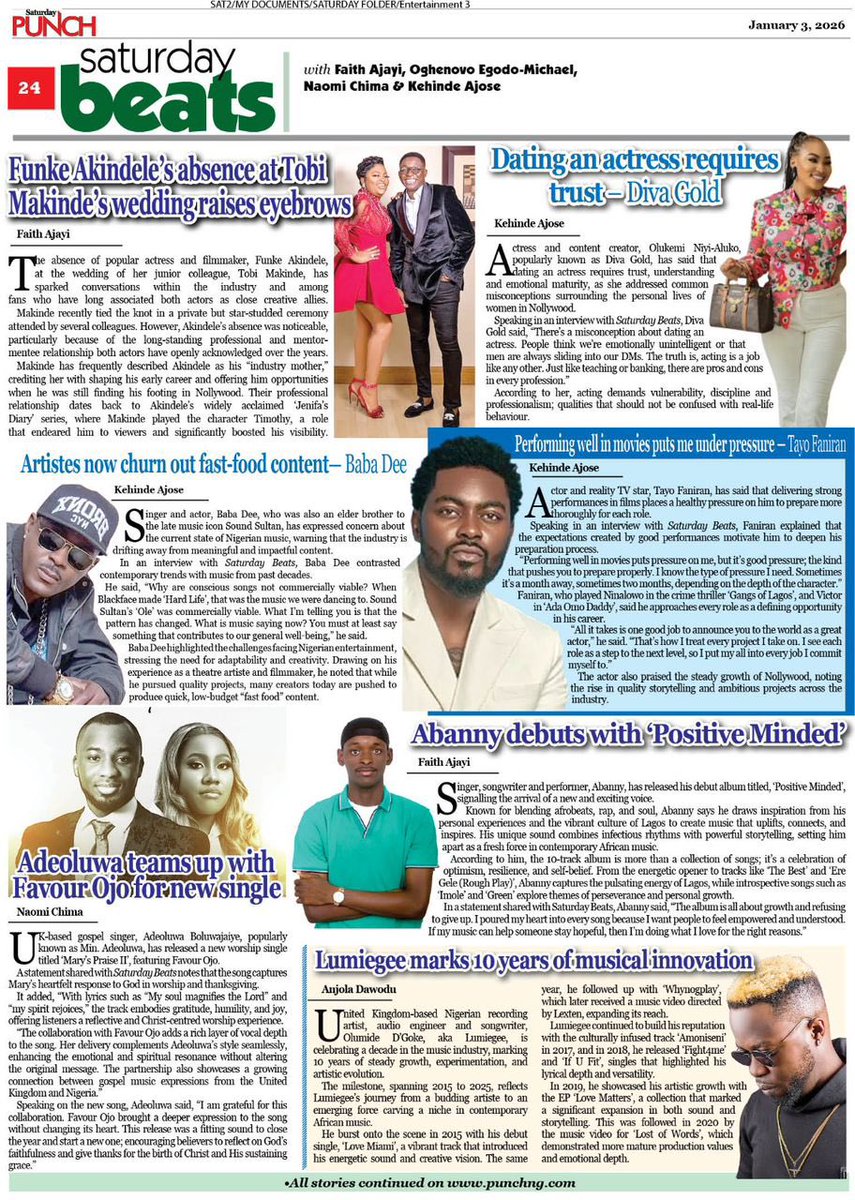 nfknation's tweet photo. Big news! Abanny’s ‘Positive Minded’ album is getting rave reviews! Check out what @MobilePunch says.
#abanny #nfknation #positiveminded #punchnews https://t.co/dZNmKvbweN