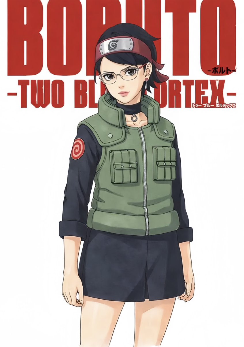 Sarada in her official ninja outfit🫡❤️‍🔥