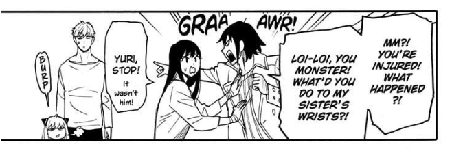 loidcoded's tweet image. for someone who hates loid A LOT, yuri sure does have a cute nickname for him 😭 loi-loi is insane