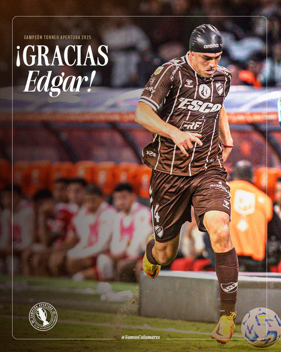 ¡𝗚𝗥𝗔𝗖𝗜𝗔𝗦 𝗨𝗥𝗨ⵑ

🇺🇾 Aquel defensor que corrió por la banda y aguantó la última pelota para ser campeón.

Dejar todo, siempre 🤎

#VamosCalamares🦑