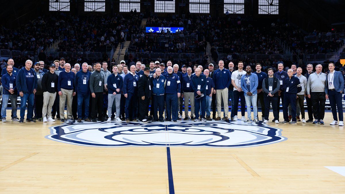 ButlerMBB's tweet photo. Butler Basketball Alumni Day. 💙 🐶 🏀 https://t.co/OQ13OChovd