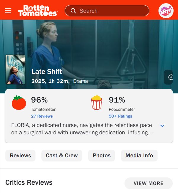 ‘거룩한 분노’ 페타라 볼페 감독 신작 <레이트 시프트>(가제) 2026년 국내 개봉 예정

수입사: 스튜디오 DHL

제98회 아카데미 시상식 국제장편영화상 부문 스위스 출품작

출처: 씨네21 1539호