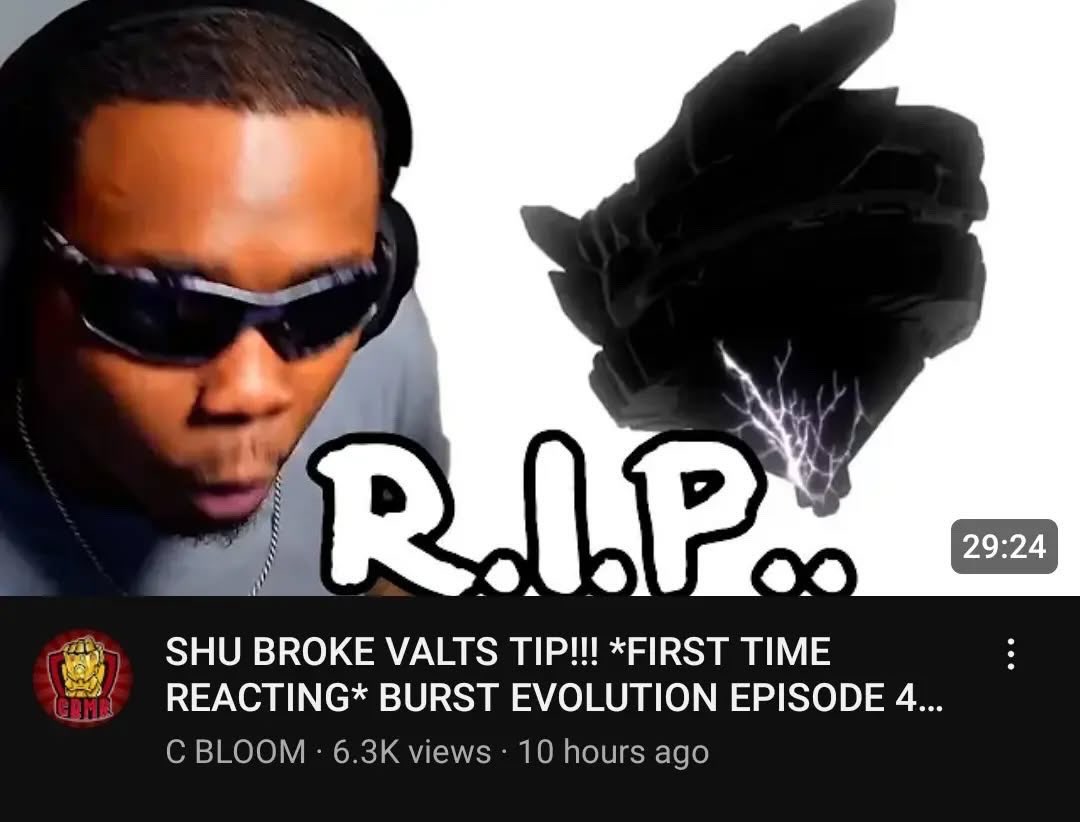Explosionfrom0's tweet image. 8 years since shu broke valt's tip