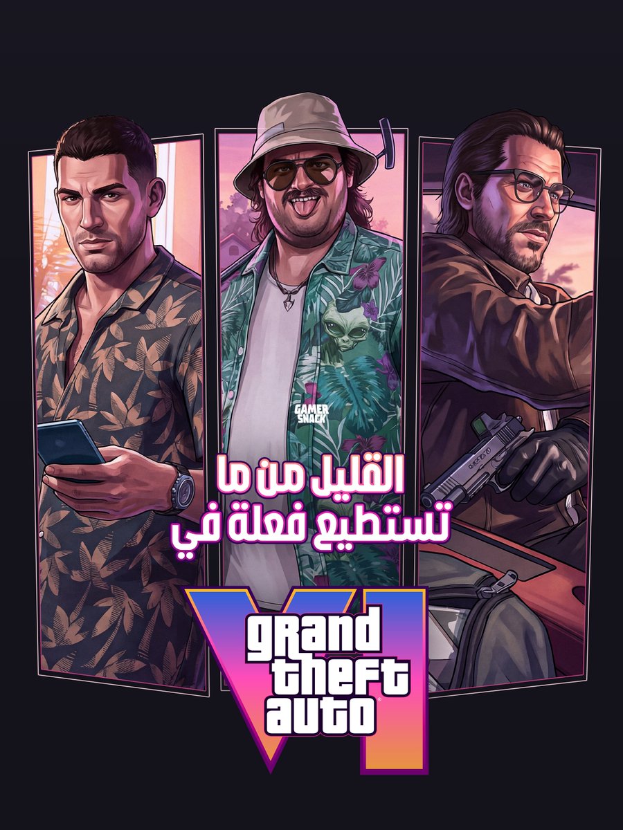 PainkillerQ8's tweet photo. بعض الأشياء واقعية الي ممكن تسويها في #GTAVI 😮 ،علماً بان هناك أمور أكثر بكثير من هذه القائمة.

🚗 المركبات والتنقل:
● تزود المركبات بالوقود أو شحن كهرباء.
● إصلاح المركبة وتبديل القطع والغسيل.
● التحكم بأزرار السيارة وخواصها بالكامل.
● الترحال و السفر بالطائرة و القطار وغيرها.
● تجمعات المتهورين و تفحيط و سباقات.

💇🏻‍♂️ المظهر الشخصي:
● بناء الأجسام و العناية أو إهمال الصحة.
● التعرق والاتساخ و الإستحمام و النظافة.
● الحلاقة وتصفيف الشعر والوشم والمكياج.
● المرض و العلاج و شراء الأدوية والضماد.
● الأكل، الشرب، التدخين، مكملات.
● نظام الاصابات والجروح والآثار الدائمه.

👕 الملابس والمقتنيات:
● غسيل الملابس و الأدوات وإصلاح المنزل.
● وضع الاغراض في الجيوب الفعلية والحقائب.
● شراء وإرتداء الملابس والإكسسوارات والأجهزة.
● تأثير نوعية الملابس على الشخصية.

🧠 المشاعر والسلوك البشري:
● مشاعر التوتر و القلق والخوف والغضب.
● نظام الشهود و السمعة والذاكرة للبشر.
● إكتساب المهارات وتطوير ذات الشخصية.
● بناء وتعزيز او قطع العلاقات مع الشخصيات.

🧑‍🤝‍🧑 العلاقات والحياة الاجتماعية:
● علاقات إجتماعية مع الجيران والغرباء.
● الخروج مع الأصدقاء للإستمتاع بالوقت.
● زيارة الملاهي والمراقص وحفلات و DJ.
● بناء الثقة و استغلال العلاقات للمهام.

📱 التقنية والإنترنت:
● إستخدام خواص الجوال بالكامل كالواقع.
● تصفح المواقع ومشاهدة مقاطع وبثوث.
● تطبيقات تواصل إجتماعي وصناعة محتوى.
● التصوير باستخدام الجوال ونشر الصور.

🛒 التسوق والمال:
● التسوق ومعاينة المنتجات بالمتاجر.
● التسويق والطلبات أونلاين والتوصيل.
● التداول والتجارة الرقمية وبيع المقتنيات.
● شراء اليانصيب ومسابقات ومراهنات.

🧾 الأعمال والوظائف والجريمة:
● العمل في وظائف بسيطة مقابل أجر.
● العمل في عالم الإجرام والتجارة والأموال.
● العمل في وظائف رئيسية و استلام مرتب.
● سرقة المحلات و المولات و السطو المسلح.

🎵 الترفيه والميديا:
● إختيار وسماع الموسيقى أي وقت.
● ألعاب الفيديو و مشاهدة برامج التلفاز.
● صنع وتسجيل الموسيقى والغناء والبيع.

🐾 الحيوانات والطبيعة:
● صيد الحيوانات بأنواعها، بر وبحر وجو.
● شراء وصيد و تربية الحيوانات الأليفة.
● الغوص واستكشاف الأعماق والصيد.
● بيع و شراء مقتنيات الصيد والمواد.

🥋 الرياضة والقتال:
● التدريب والمشاركة في الألعاب القتالية.
● ممارسة العديد من الرياضات والسباقات.
● الإنطلاق برحلات كبرى منظمة واسعة.
● سباقات الدراجات، الزوارق، الشاحنات.

🔫 الأسلحة والأمن:
● تنظيف و إصلاح و تطوير الأسلحة.
● يمكن اللعب بمنظور المداهمة كاميرا الجسد.
● طلب الشرطه، الأسعار، المطافي وغيرها.
● دخول السجن والحبس مدة من الزمن والغرامات.

#GrandTheftAutoVI 🩵 November 19, 2026