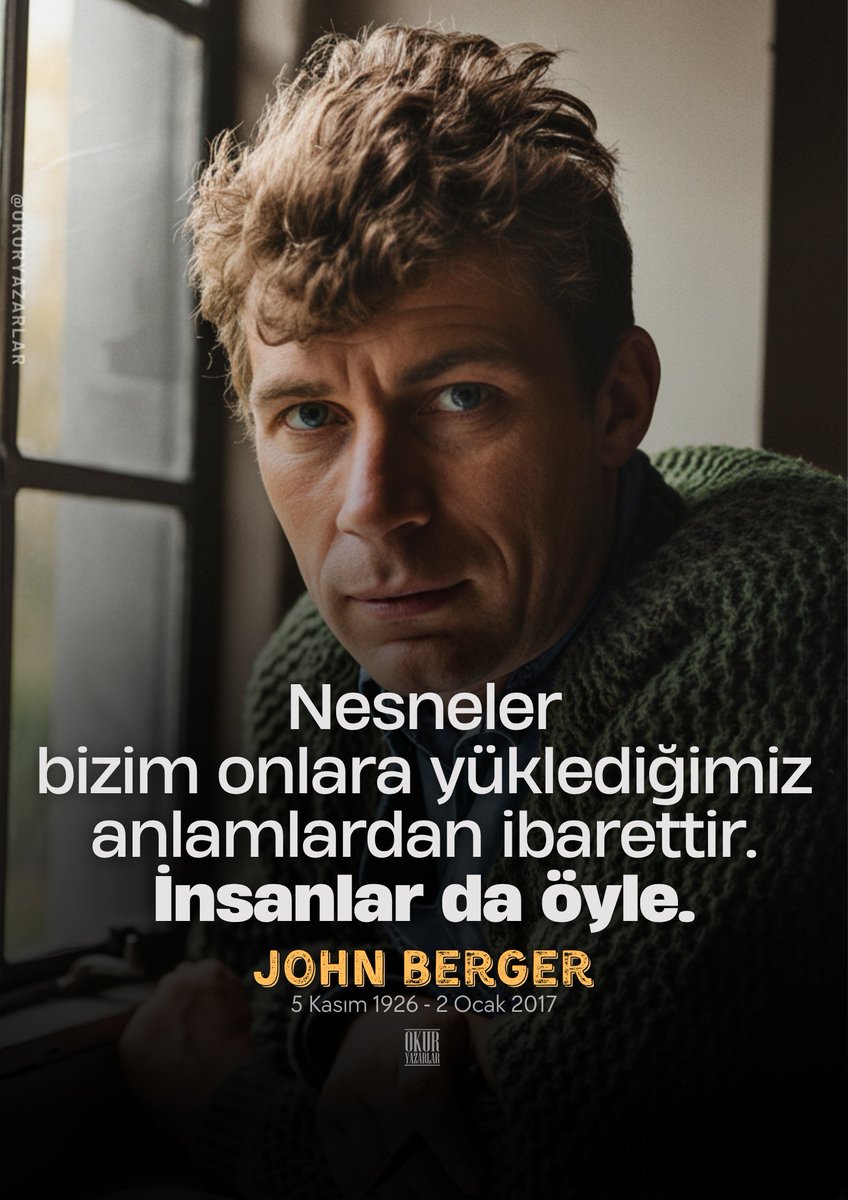 1972 Man Book Ödülü sahibi, İngiltere'nin en etkili sanat eleştirmenlerinden; senaryo, belgesel ve roman yazarı John Berger'i aramızdan ayrılışının 9. yılında saygıyla anıyoruz.