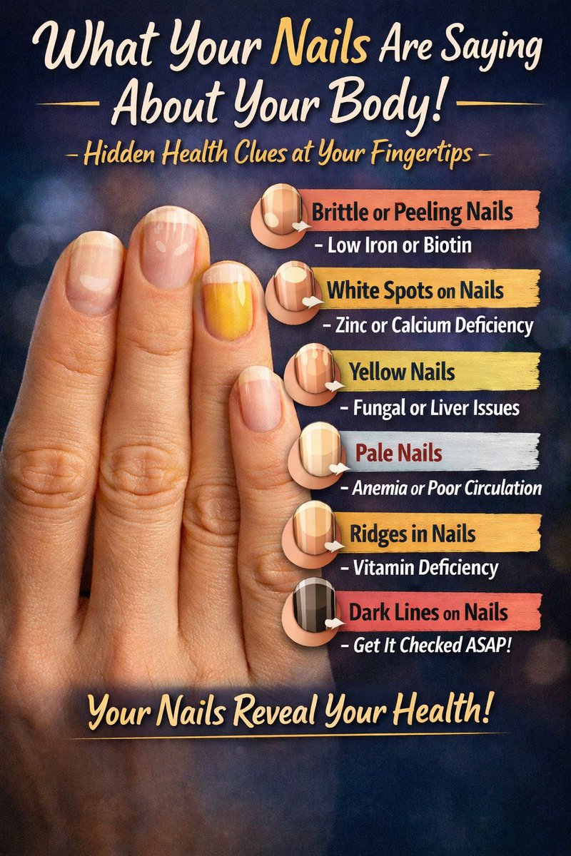 What Your Nails Reveal About Your Health

healthempowersyou.net 

#nail #nutrition #healthylifestyle