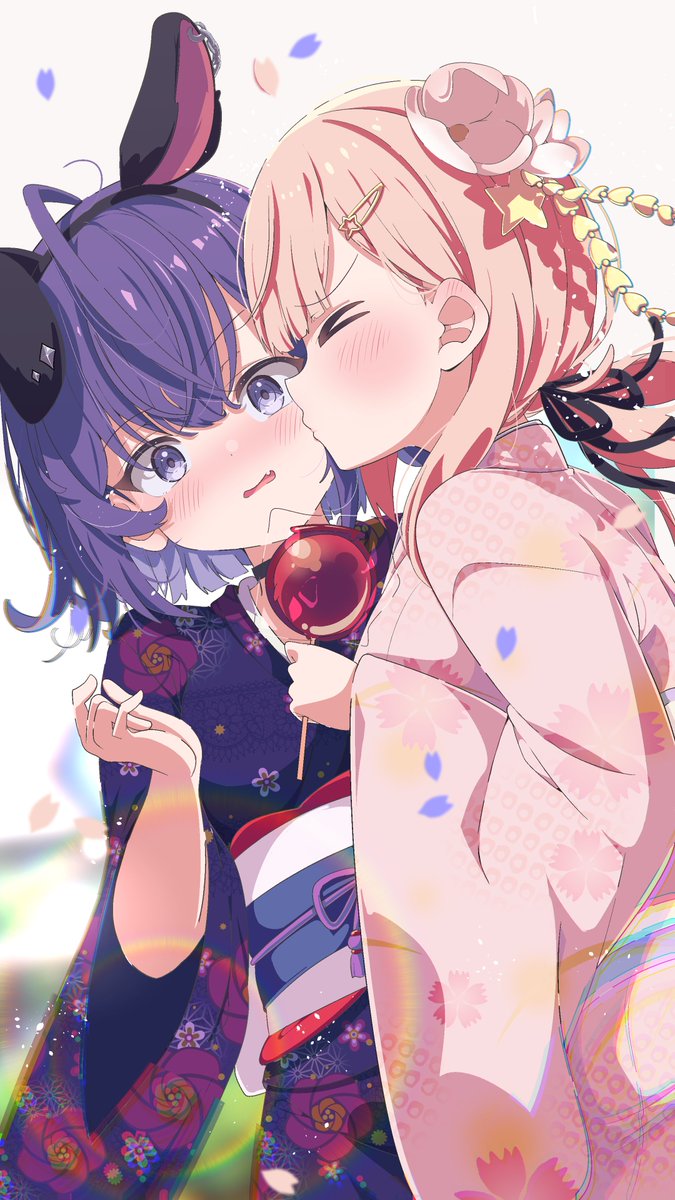 スケブ納品完了ありがとうございましたー!
初詣の不意打ちキッス 