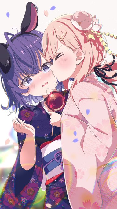 スケブ納品完了ありがとうございましたー!
初詣の不意打ちキッス 