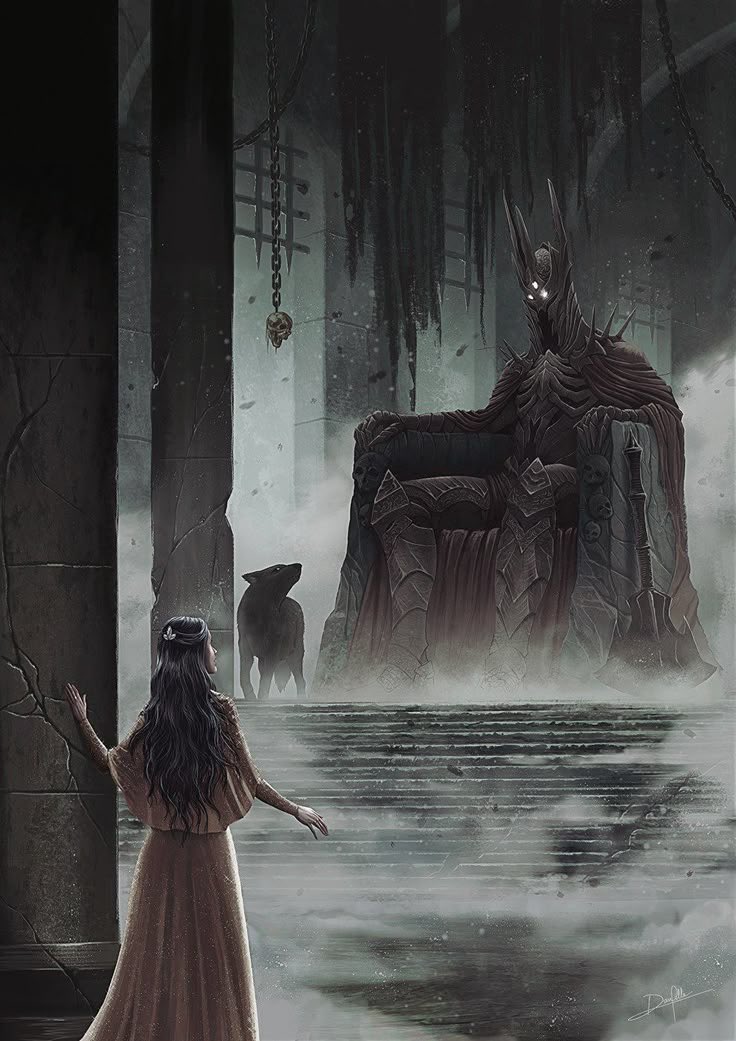 SeanMac67914982's tweet photo. Throne of Morgoth 
by Daniel Miller https://t.co/zGWWQJlJPz