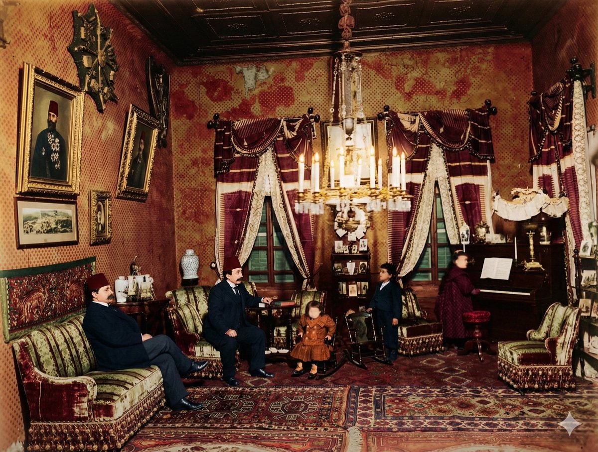 Fotoğrafı nano-bananada dönemin iç mekan unsurlarını koruyarak renklendirmesini istedim. Sonuç fena olmadı.