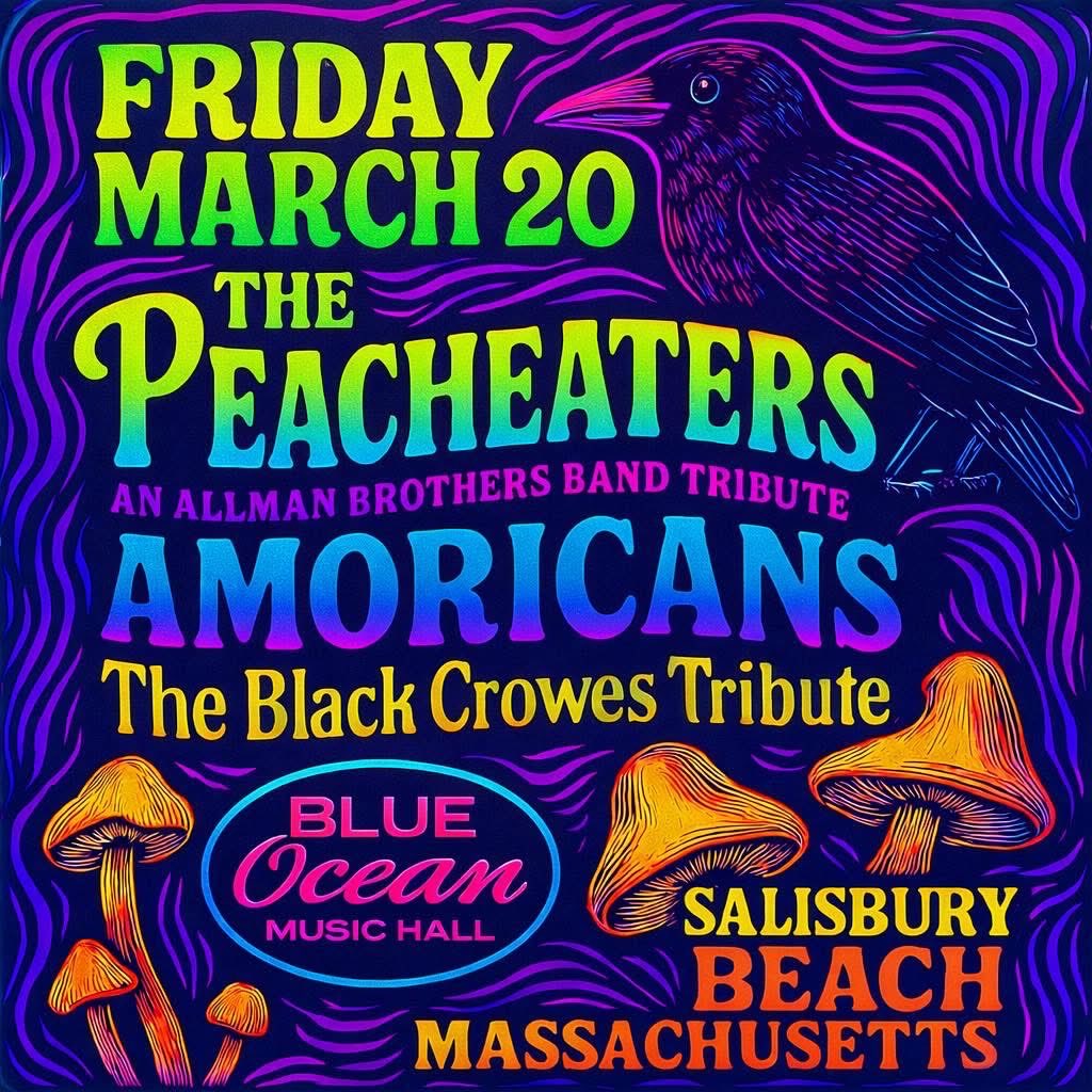 amoricansband's tweet image. Fans of amazing music! - BLACK CROWES/ALLMAN BROS TOGETHER! Tickets:🎟️ blueoceanhall.com #theblackcrowes #theallmanbrothersband #blueoceanmusichall