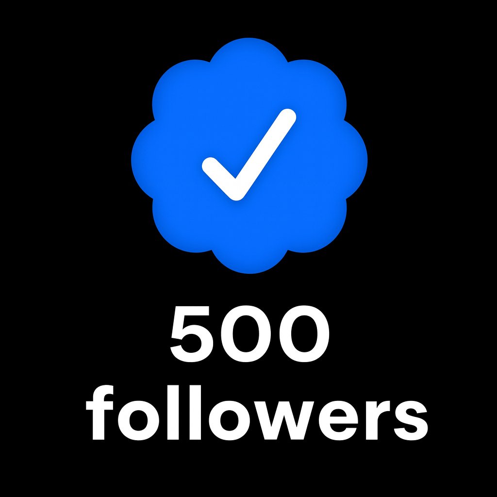 Need 500+ verified followers 

Say Hi 2026

Let’s follow you