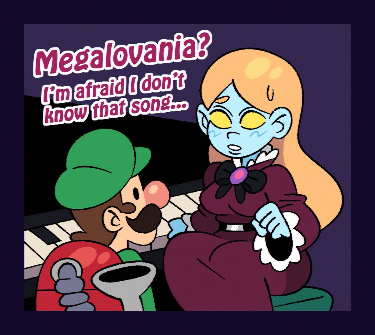 BillSpooks's tweet image. Been playing through Luigi's Mansion for the first time. I think Melody is neat-