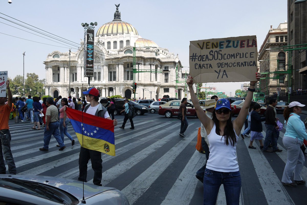En la madrugada de este sabado 3 de enero fue capturado Nicolas Maduro por militares de USA, se le acusa de narcotertorismo, imagen de archivo Afuera de Bellas Artes
