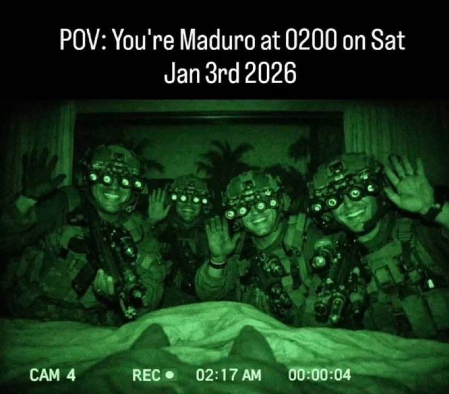 WallStreetMav's tweet image. Delta Force says “Hi Maduro”.

🤣