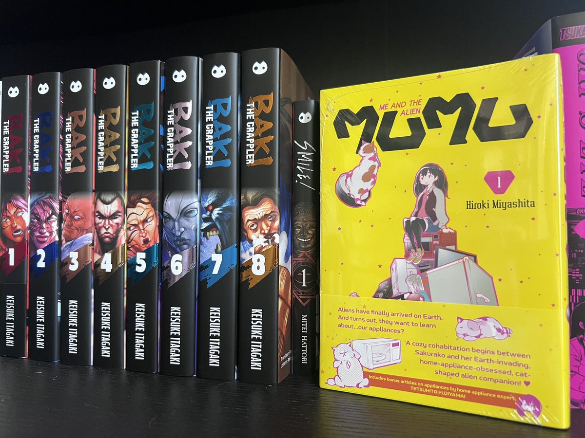 Another new arrival from <a href="/KodamaTales/">Kodama</a>! Thank you all so much, Smile! was great and I can’t wait to dig into Me and the Alien Mumu!