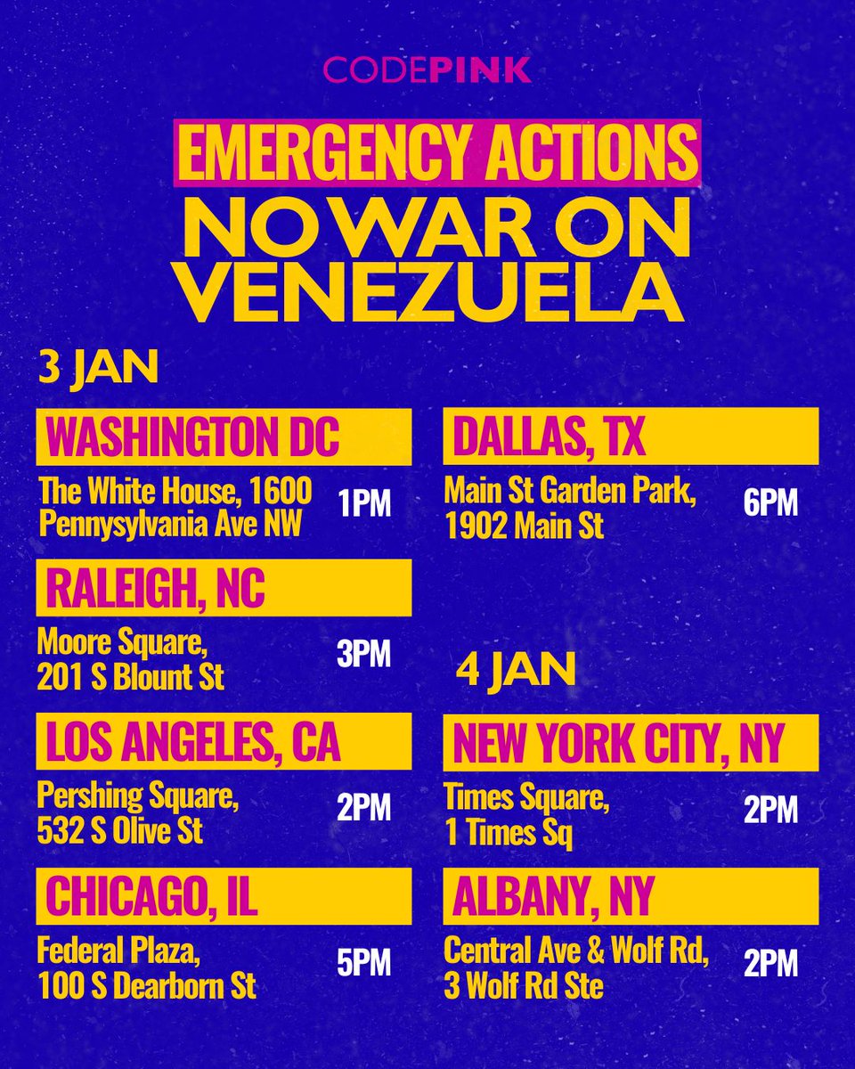 CODEPINK tweet media