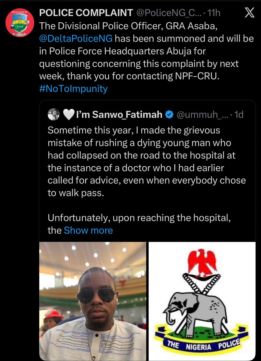 NemeremNjoku's tweet image. The Nigerian police force and reputation are two different lines that repel each other. 

You have a different story, this other police handle has a different story, at the end of the day non of you is to be trusted