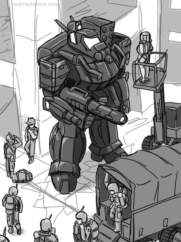 The Japanese designer for the dougram mechs (Griffin, wolverine ...