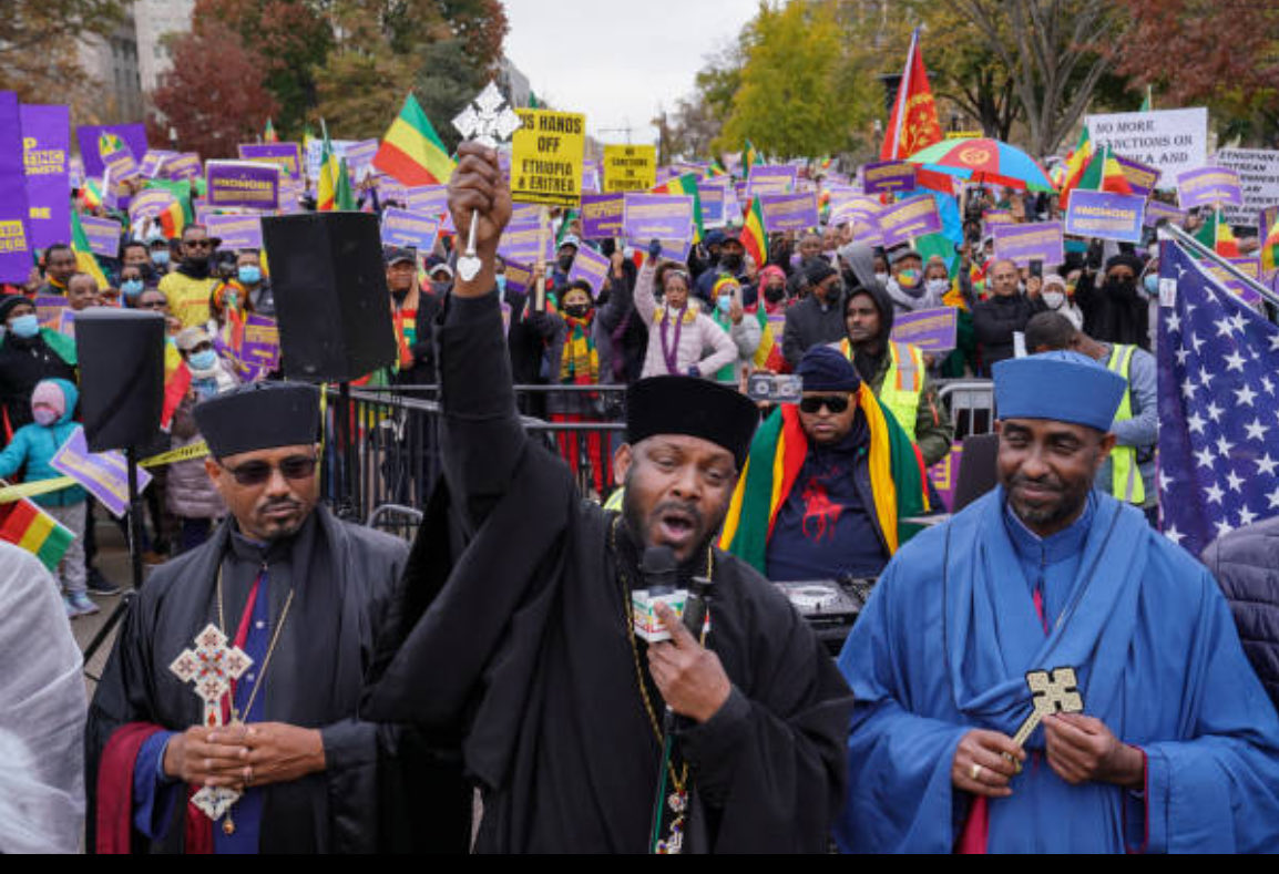 What happened to Hands off Ethiopia ?