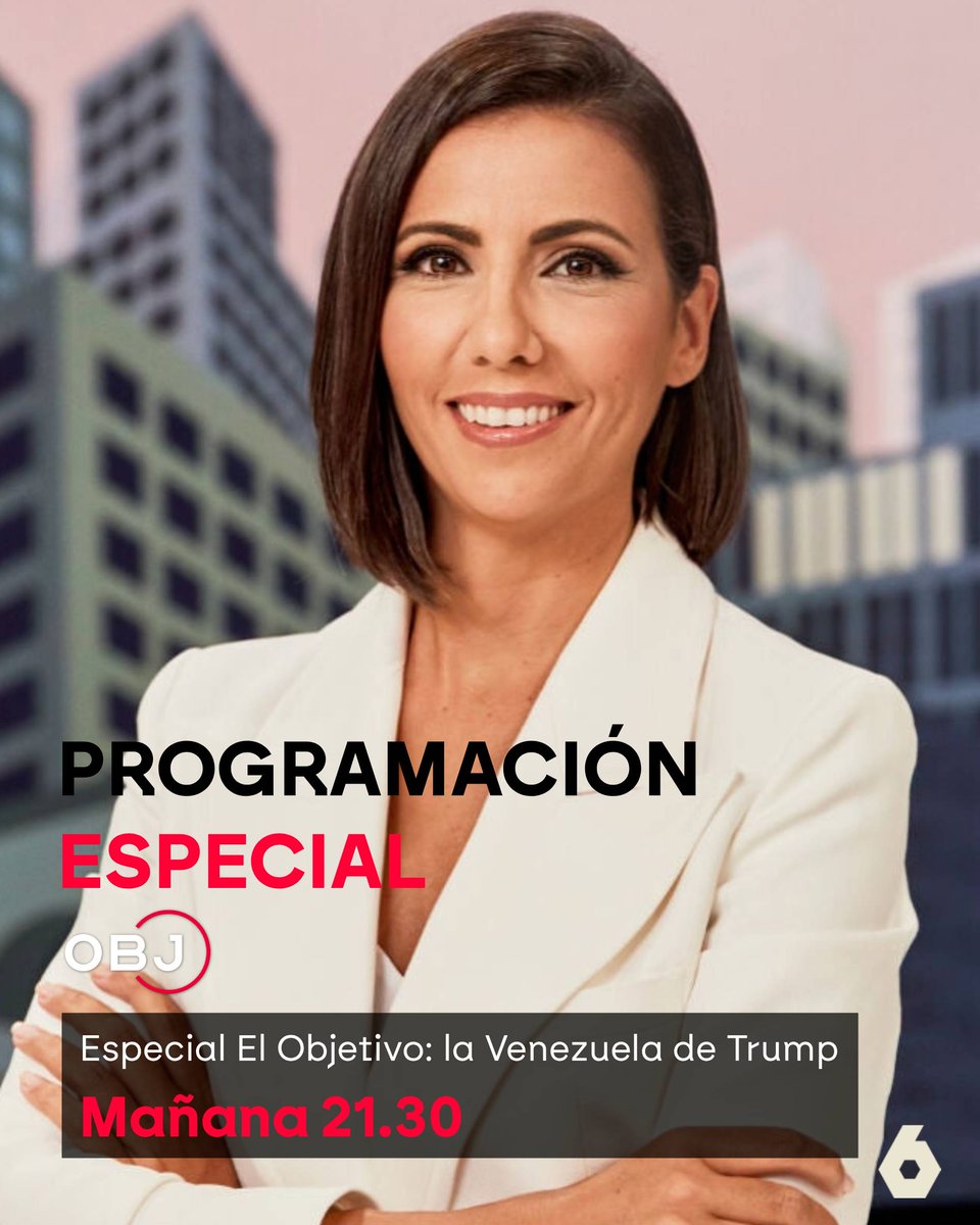 laSextaTV's tweet image. Este domingo, especial @ObjetivoLaSexta 
'La Venezuela de Trump' con @_anapastor_ en @laSextaTV a las 21:30 horas