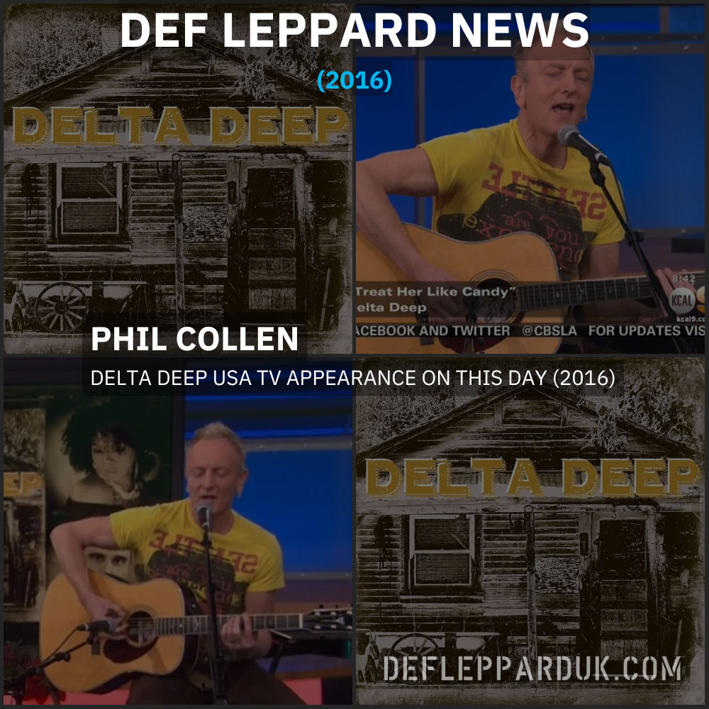 dltourhistory's tweet photo. Def Leppard News - 10 Years Ago DEF LEPPARD's PHIL COLLEN/DELTA DEEP Acoustic Performance On USA TV πΊπΈπΈ
Def Leppard guitarist Phil Collen performed with Delta Deep on...
#defleppard #philcollen #deltadeep
https://t.co/JRv50ZB2Mx https://t.co/UpVMUetv6p