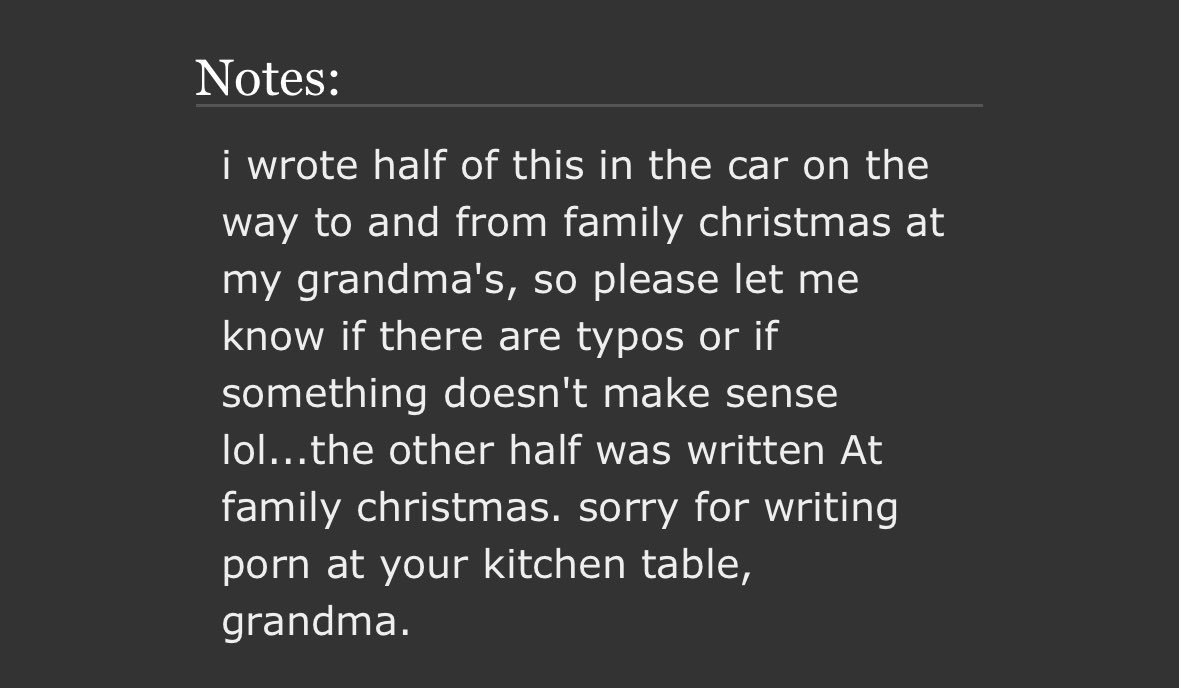 wwxwashere's tweet image. generational run on ao3 author notes