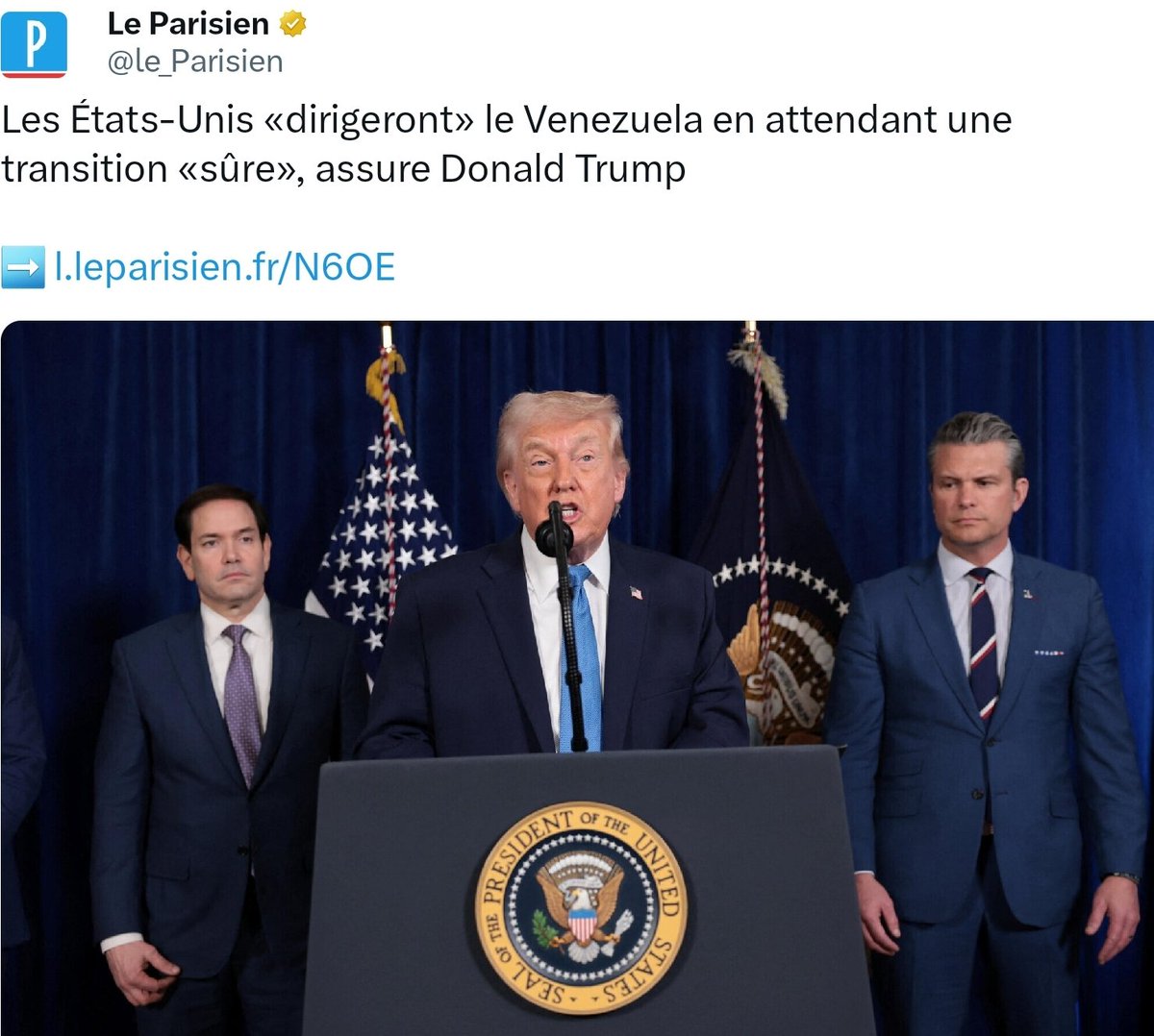 Trump qui s'empare du Venezuela... et ouais, en 1940, un certain Adolf faisait pareil en Europe en dirigeant les pays voisins pour leur bien. L'histoire bégaye... 😏