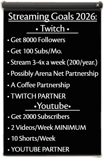 BattleBuni_'s tweet photo. Made some streaming goals for 2026, more than anything, this year feels like its gonna be the best one. So I'm riding that gut feeling and making some strong goals! https://t.co/r4cycUYYZZ