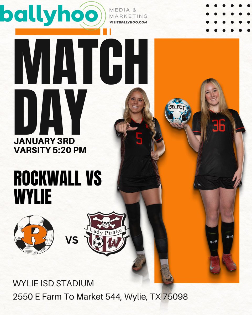 LJacketsSoccer's tweet image. #jacketnation We are closing out the Wylie ISD Tournament today against some top quality opponents! Come support your Lady Jackets!! #JFND #jackets #rockwalltx
JV at 1:40 PM
Varsity at 5:20 PM