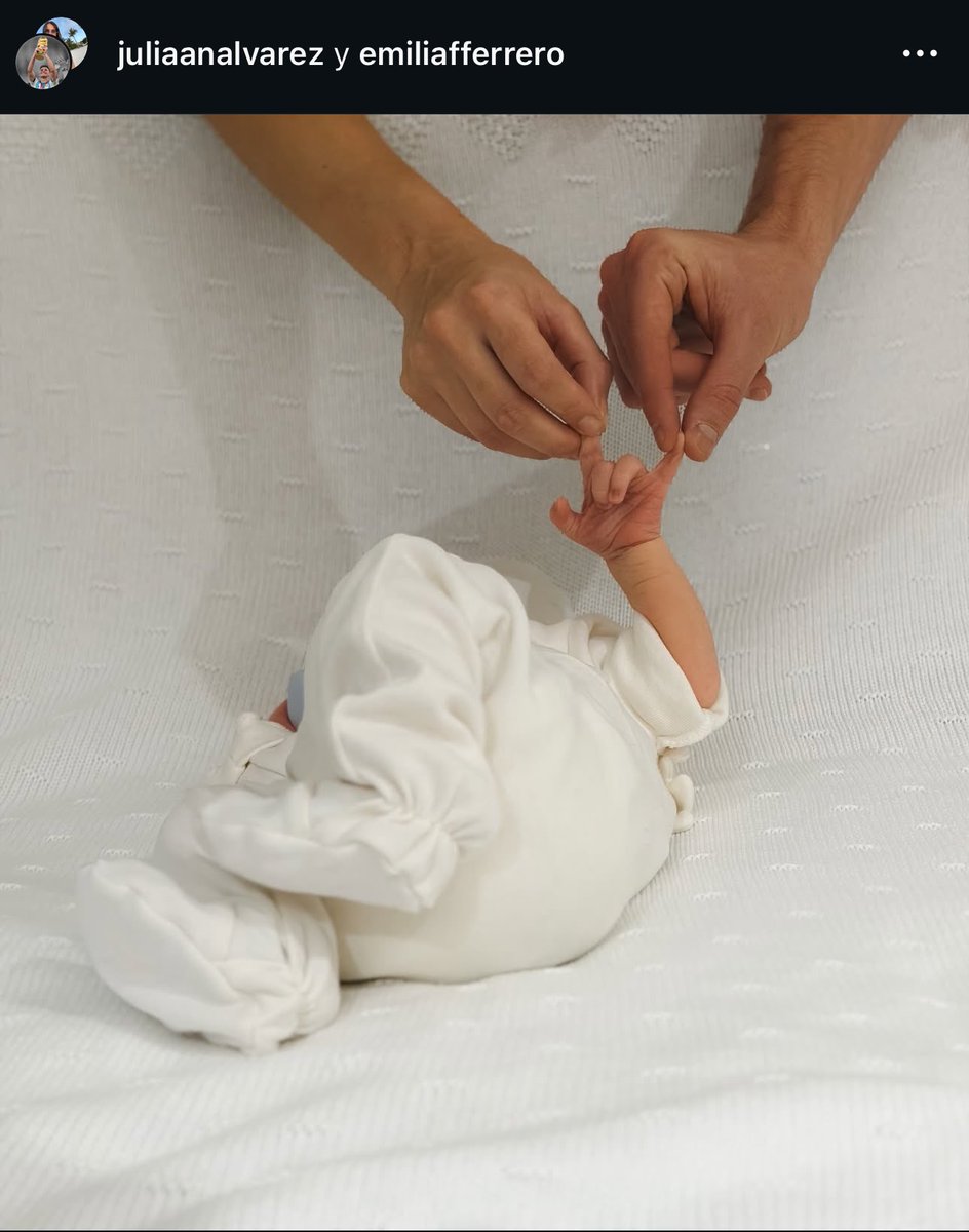 La foto de Julián con su ‘Arañita’. ❤️🥹