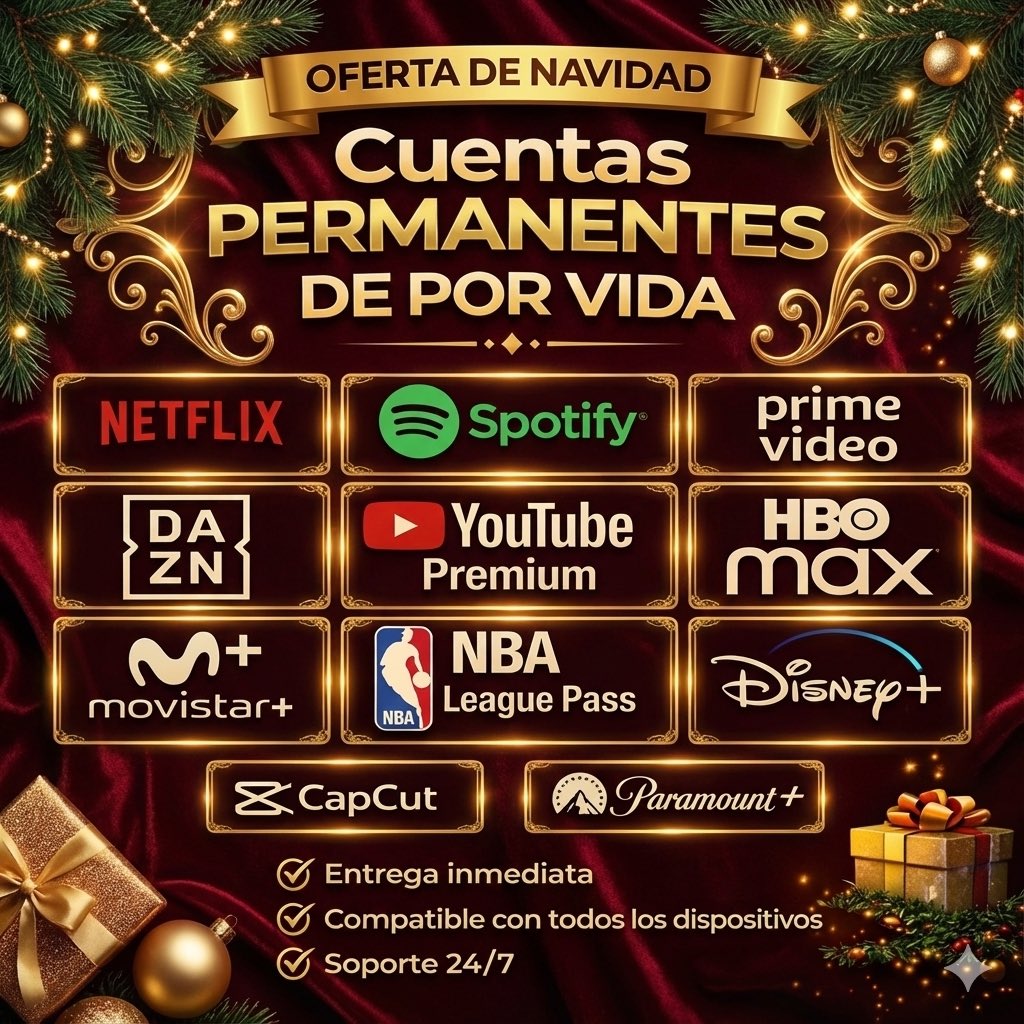MatchStream3's tweet photo. 📺Deja de ser tonto pagando barbaridades
mensuales, hazte con una cuenta permanente de por vida.

🎁APROVECHA LA OFERTA DE NAVIDAD DEL 50%.

📥INTERESADOS DM. https://t.co/5aG7Q9DCaa
