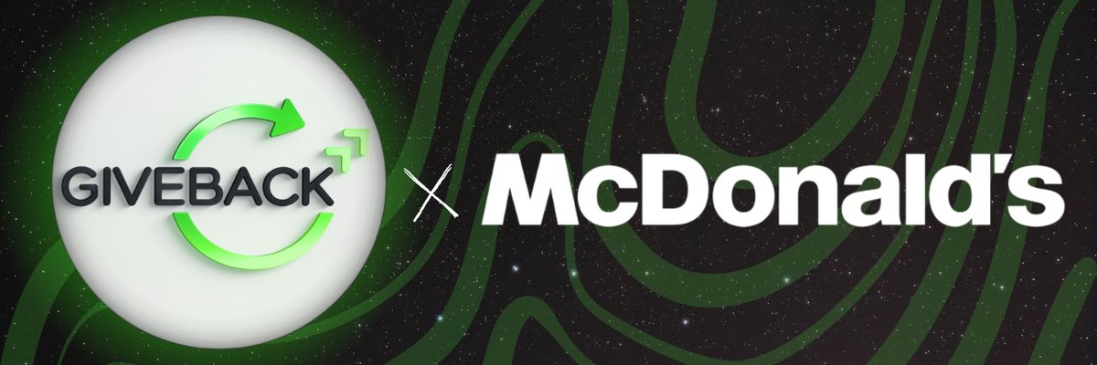 gbackcoin's tweet photo. McDonald`s X GIVEBACK👁️💚👁️

We partnering up with McDonald`s for some amazing events in Seattle, stay tuned!🍔🍟

$GBACK @Pumpfun https://t.co/zHgAIvcvdO