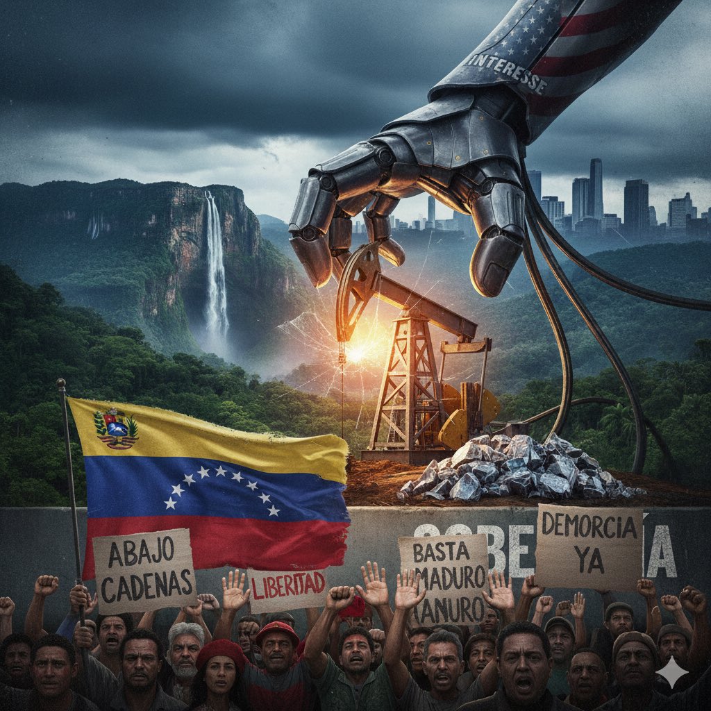 rennerfrezza's tweet photo. Não confunda rejeição à intervenção dos EUA com apoio a Maduro. O regime venezuelano é indefensável, mas a ingerência armada viola o direito internacional e só ocorre quando há riquezas em jogo. https://t.co/lvwwO99BT4