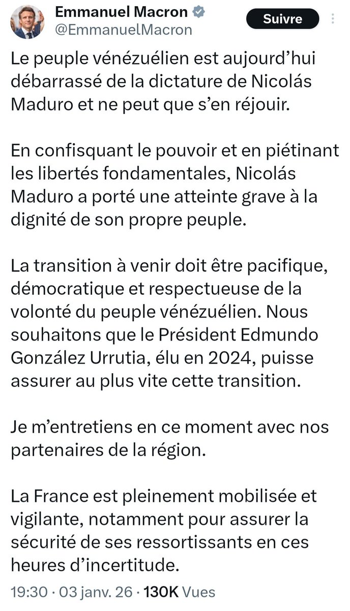 Tout ce temps pour finalement pondre un communiqué qui ne mentionne nulle part, les principes du droit international...