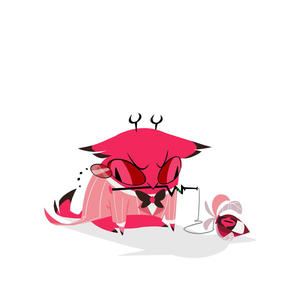 Please, Rosie! I need this! 

#HazbinHotel #CursedCatAlastor