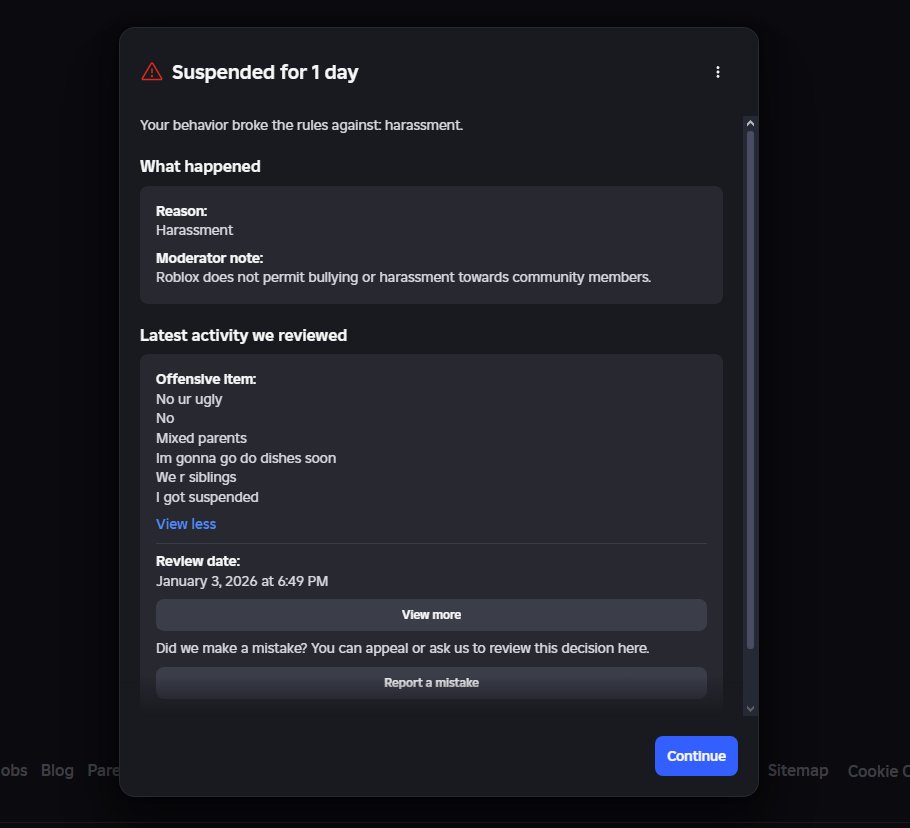 bro how is this harrassment??? <a href="/KreekCraft/">KreekCraft</a> <a href="/SharkBloxYT/">SharkBlox🦈</a> <a href="/Roblox/">Roblox</a>