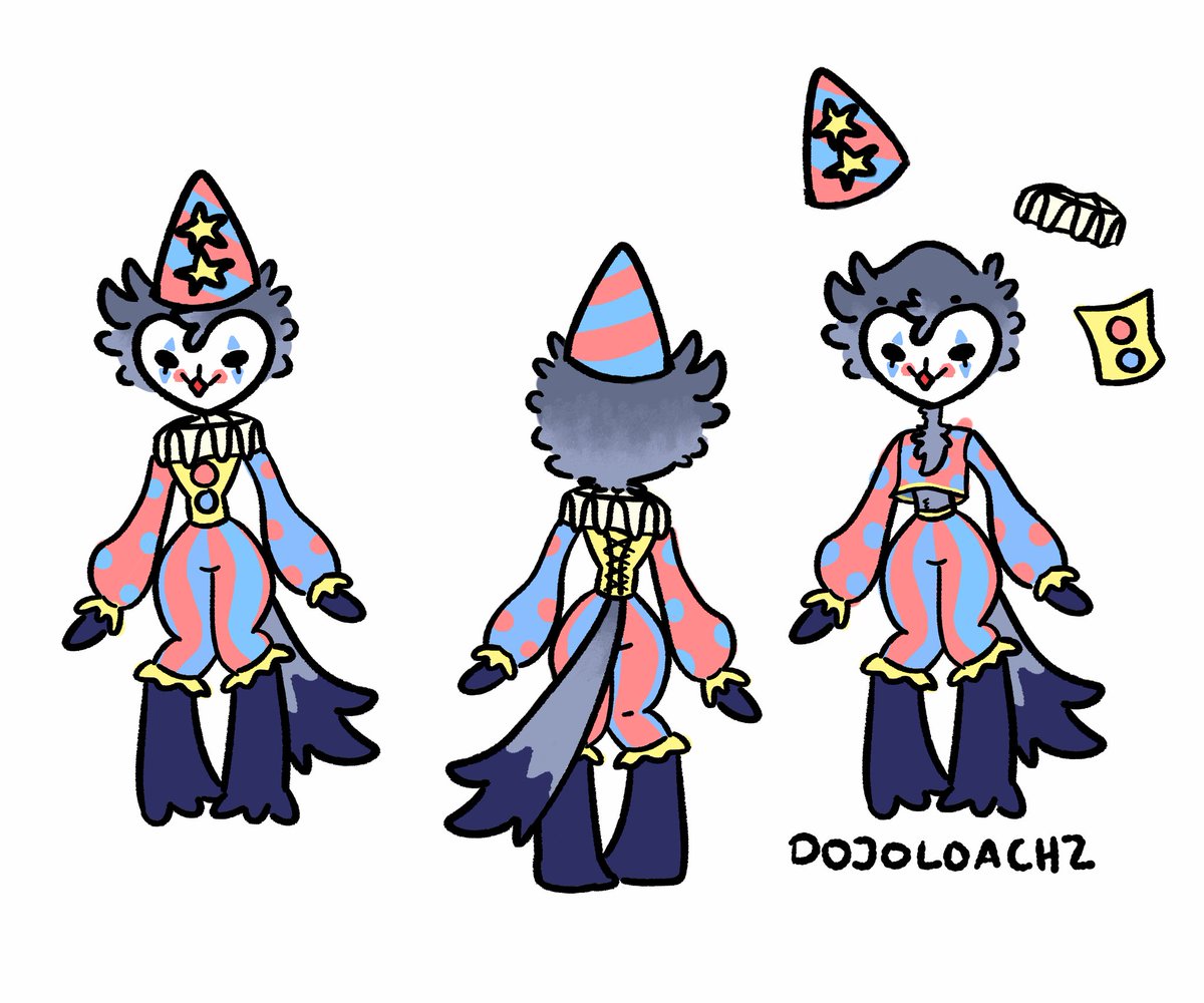 I had to decide for myself.

The yellow part of clown Stolas' top is a corset

Ty