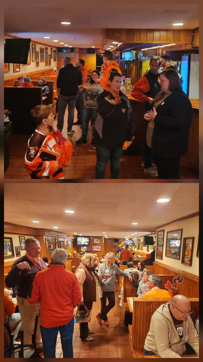 Nice pregame event last night in Columbus hosted by <a href="/bgsualum/">BGSU Alumni</a>  Really great turnout by Falcon Nation in the Schottenstein.  A lot of orange