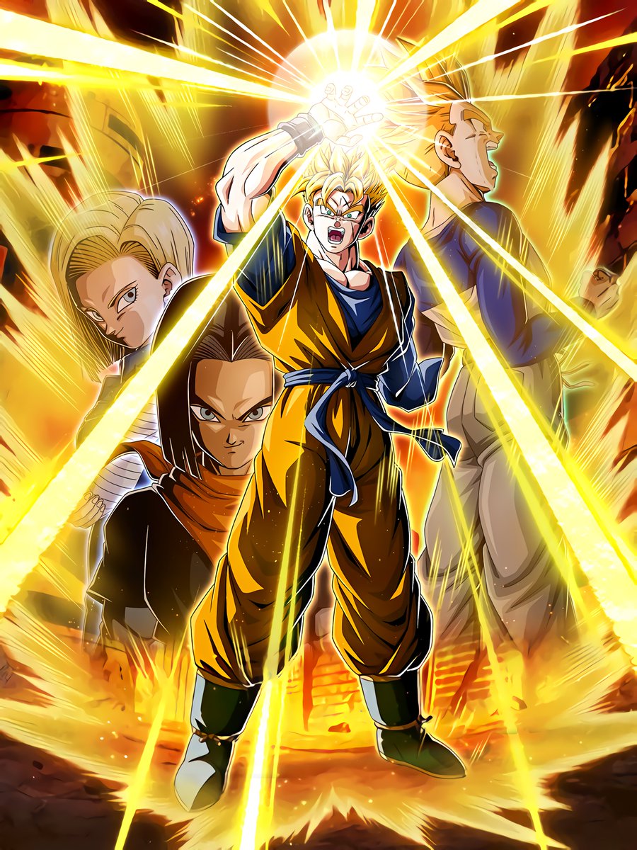 未来へとつながる絆
超サイヤ人孫悟飯(未来) /超サイヤ人トランクス(少年期)(未来)