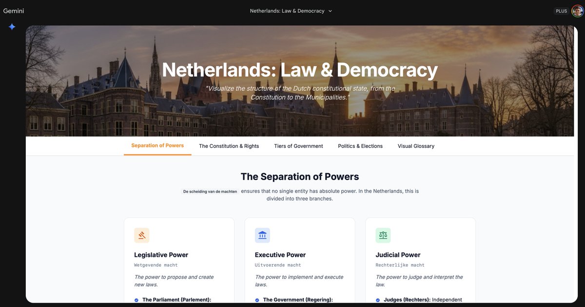 The "Dynamic View" tool of Gemini is absolutely great for visual and structural learning.
