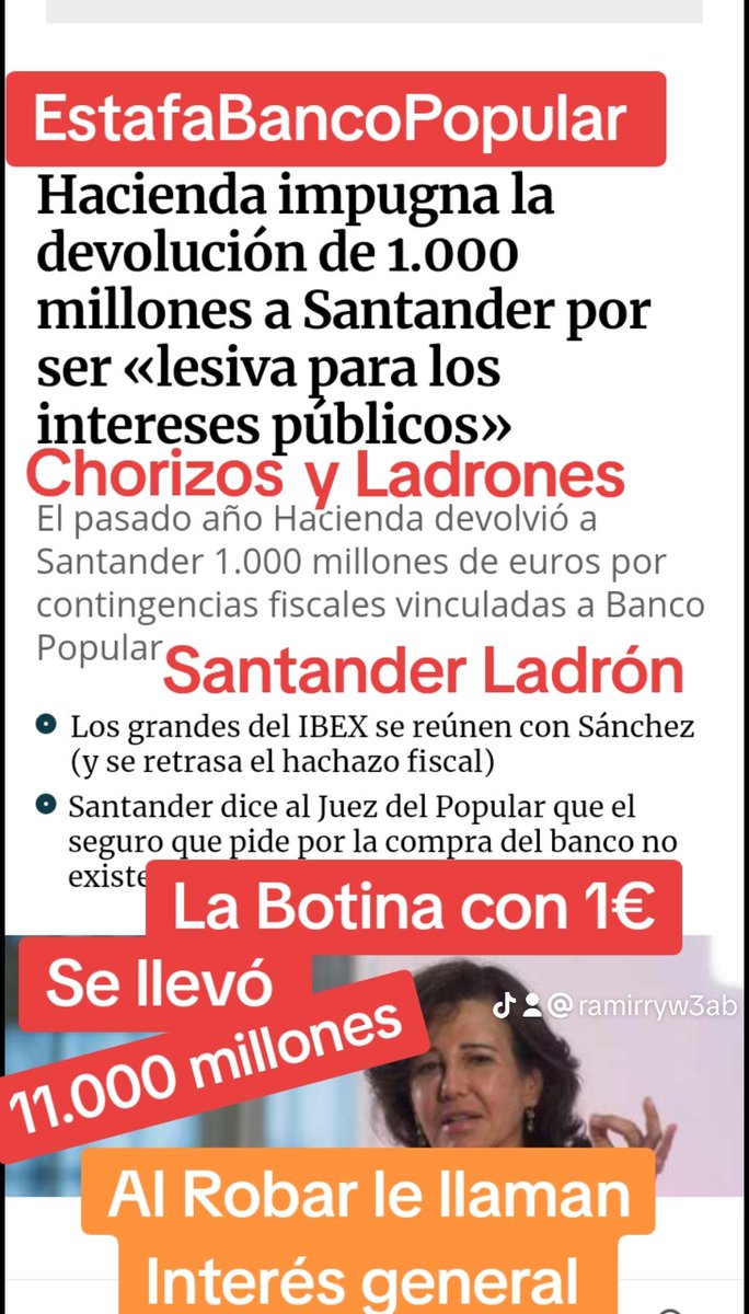 luisjav44152468's tweet photo. #NicolasMaduro #EstafaBancoPopular lo que pasó hace 8 años con el Atraco a las 305.000 Familias en #BancoPopular no ha pasado en ningún país del mundo ... que vergüenza de políticos tenemos en España... https://t.co/QNzwvkpWyO