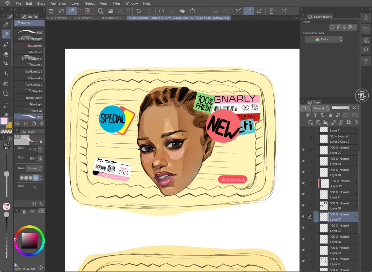 Andro_Arts_'s tweet photo. Another wip to add into the new year #katseye https://t.co/R1PjRXynvH