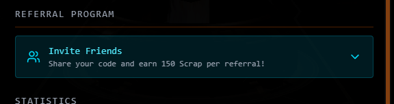 referrals are live in the wasteland

get instant beta access with a code from someone already inside

both the runner who invites you and you get bonus scrap